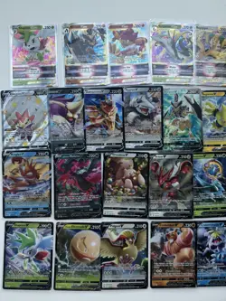 Pokemon Card Lot of 36 different VStars, V’s, and EX - Image 2