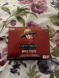 One Piece TCG: OP13 Carrying On His Will Booster Box New & UNSEALED English - Image 1