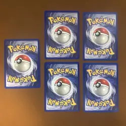 Lot Of 5 Team Rocket Pokemon Cards: Zubat, Eevee, Ekans, Abra, Drowsee - Image 2