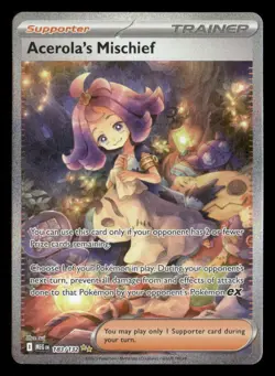 Acerola's Mischief - 183/132 - SIR - Mega Evolution - Pokemon Card - NM/M - Image 1