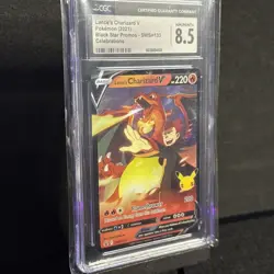 CGC 8.5 Lance's Charizard V Black Star Promos SWSH133 2021 Pokemon Card - Image 2