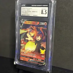 CGC 8.5 Lance's Charizard V Black Star Promos SWSH133 2021 Pokemon Card - Image 3