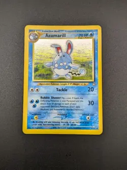 Azumarill 2/111 Neo Genesis Holo Rare Pokemon Card - MP - Image 1