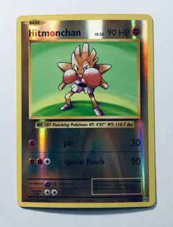 Hitmonchan Reverse Holo Foil 2016 XY Evolutions Set Pokemon Card #62 NM - MINT - Image 1