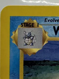 Wartortle Evolution Box ERROR MISPRINT 1999 Base Set 42/102 Pokemon Card BGS 7.5 - Image 2