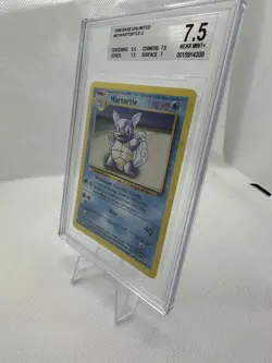 Wartortle Evolution Box ERROR MISPRINT 1999 Base Set 42/102 Pokemon Card BGS 7.5 - Image 4