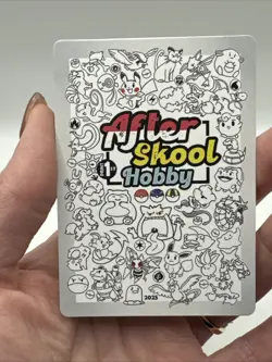 After Skool Hobby V2 #08 Ditto Ratatta Holo Fan Art Card Genetic Mystery Pokemon - Image 4