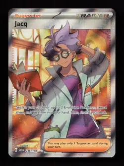 Jacq 236/198 Ultra Rare SV01: Scarlet & Violet Base Set Pokemon Card - Image 1