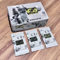 3 x Boosters - 1996 Decipher Star Wars Hoth Limited CCG 15 Card Expansion - NEW - Image 1