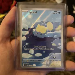 Pokemon TCG Spheal Card 199/191 Surging Sparks Illustration Rare, NM/M Condition - Image 1