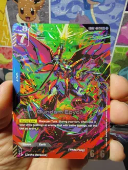 Gundam Epyon (LR+) GD02-002 - Gundam TCG Card Game - Dual Impact ALT ART FOIL - Image 1