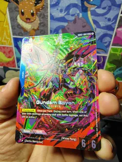 Gundam Epyon (LR+) GD02-002 - Gundam TCG Card Game - Dual Impact ALT ART FOIL - Image 2