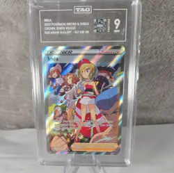 IRIDA #GG63 CROWN ZENITH - Tag 9 ENGLISH FULL ART POKEMON CARD - Image 1