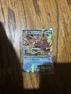 Pokemon TCG 2016 XY Breakpoint Mega M Gyarados EX Ultra Rare Holo Card 27/122 - Image 1