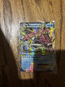 Pokemon TCG 2016 XY Breakpoint Mega M Gyarados EX Ultra Rare Holo Card 27/122 - Image 2