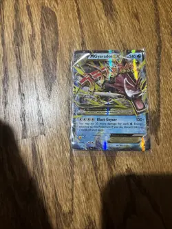 Pokemon TCG 2016 XY Breakpoint Mega M Gyarados EX Ultra Rare Holo Card 27/122 - Image 4