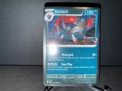 Zoroark 062 2025 Pokemon White Flare Stamped Cosmos Holo Rare Promo Card NM+ (b) - Image 1