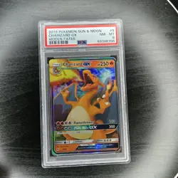 2019 Pokemon Hidden Fates Charizard GX 9/68 PSA 8 Graded Pokemon Card - Image 1
