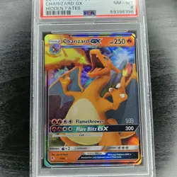 2019 Pokemon Hidden Fates Charizard GX 9/68 PSA 8 Graded Pokemon Card - Image 3