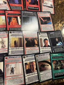 200 + Lot 1997 Decipher Star Wars Customizable Card Game Mint Unplayed Card Lot - Image 5