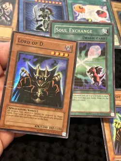 Vintage Yu-Gi-Oh Collection Lot Of 28 Holographic Cards Heavily Played HP DMG - Image 3