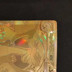 Mega Charizard X EX Phantasmal Flames 130/094 Mega Hyper Ultra Rare Gold Card - Image 4
