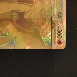 Mega Charizard X EX Phantasmal Flames 130/094 Mega Hyper Ultra Rare Gold Card - Image 5