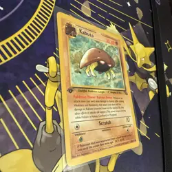 Kabuto 50/62 Fossil First Edition Pokemon Card Mint Condition TCG Wotc - Image 2