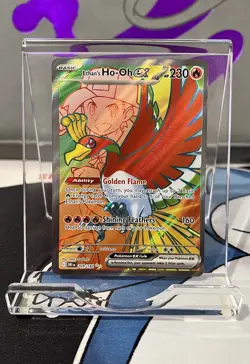 Pokemon TCG Card Ethan's Ho-Oh ex 209/182 Destined Rivals Full Art - NM - Image 1