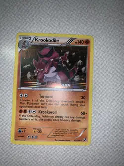 Pokemon 2011 Near Mint NM Krookodile Black & White 65/114 Holo Card - Image 1