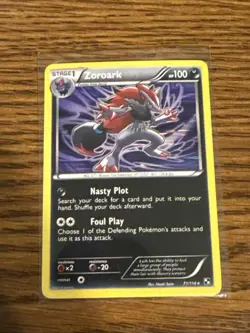 Zoroark Black & White 71/114 Holo Pokemon Trading Card - Image 1