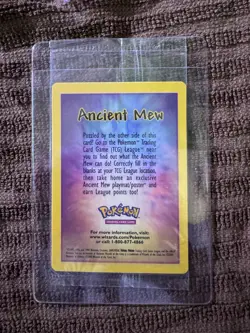 Pokemon Card Ancient Mew Promo 1 Holo 30 HP Nintendo Wizards 2000 English - Image 1
