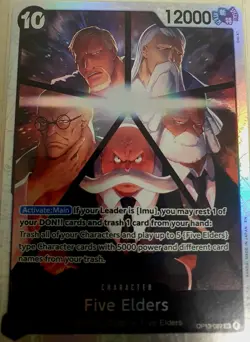 One Piece TCG Celestial Dragons Five Elders Set - SR+Imu L+4x Play Sets(50x Card - Image 2