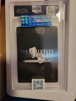 Final Fantasy VII Cloud 19-114L Full Art Foil Signature Card PSA Mint 10! - Image 4