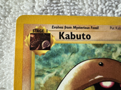 1999 Pokemon Fossil Set 1st Edition Kabuto Card 50/62 MP - Image 3