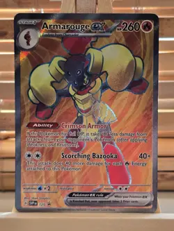 Pokemon TCG Armarouge EX 125 S&V Black Star Promo Card (NM Condition) - Image 1