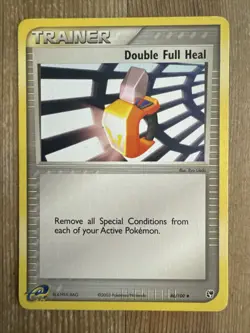 Double Full Heal 86/100 - EX Sandstorm Pokemon Card 2003 TCG LP - Image 1