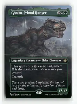 Ghalta, Primal Hunger (Borderless) Foundations Regular - Image 1