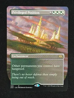 1x MTG Privileged Position (Borderless) - Double Masters 2022 (2X2) #385 - Magic - Image 1