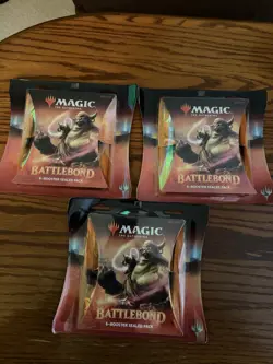 Battlebond Battle Packs Magic the Gathering Brand New Sealed 3 Total - Image 1