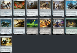 MTG Custom Commander EDH Goad Deck Rendmaw, Creaking Nest with Deck Case - Image 5