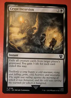MTG,MAGIC, CRYPT INCURSION, 0198, COMMON, REGULAR FINISH, LTC. NM - Image 1