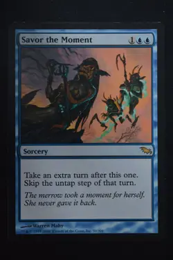 Magic The Gathering MTG SAVOR THE MOMENT Shadowmoor LP Lightly Played - Image 1