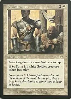 Magic The Gathering MTG MOBILIZATION Onslaught LP Lightly Played - Image 1