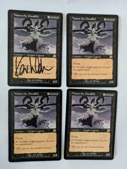 4 Visara the Dreadful Onslaught MTG NM Free shipping with tracking - Image 1