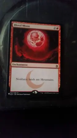 MTG PLANESWALKER SYMBOL REPRINTS BLOOD MOON RARE - Image 1
