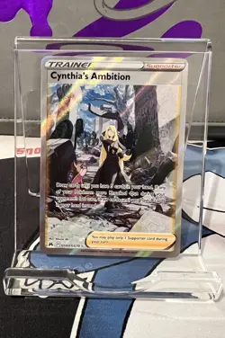 Pokemon TCG Cynthia's Ambition Crown Zenith: Galarian Gallery GG60/GG70 NM - Image 1