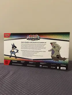 Pokemon Prismatic Evolutions Lucario ex & Tyranitar ex Premium Collection - Image 4