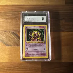 2000 POKEMON #14 MEWTWO BLACK STAR PROMOS MEWTWO STRIKES BACK CGC 9 - Image 1