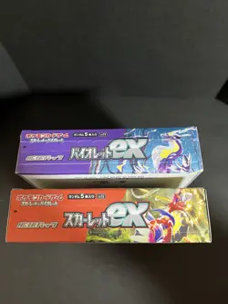 【Ends Jan14】Pokemon Scarlet ex &Biolet ex booster box Sealed w/o shrink Japanese - Image 2